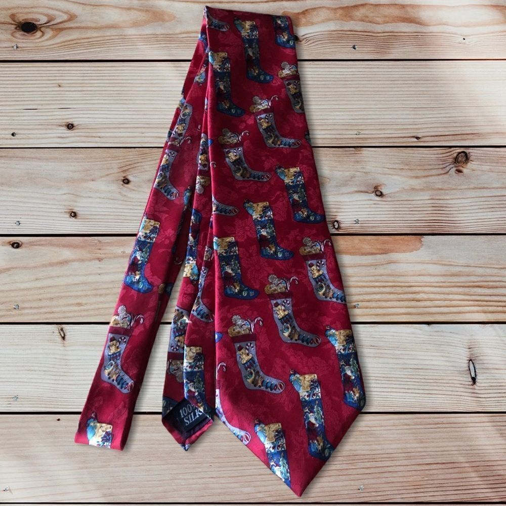 Oscar de la Renta Silk Holiday Tie